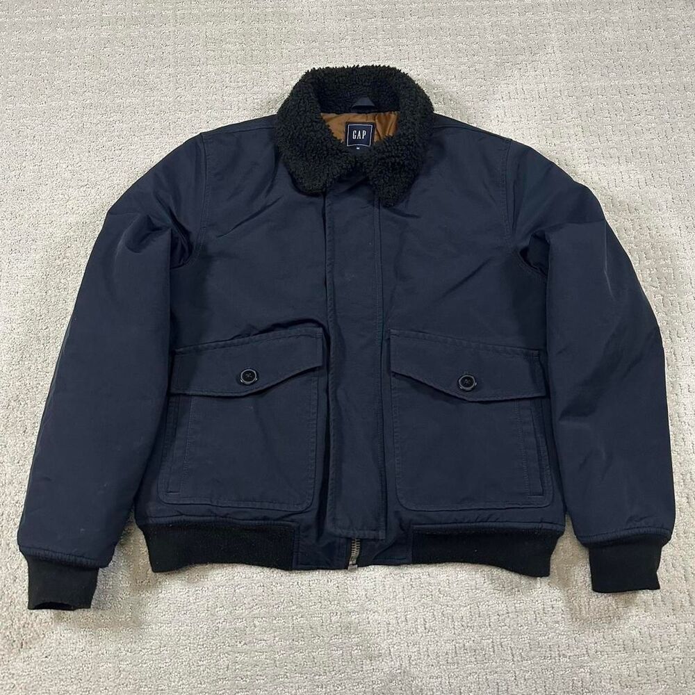 Gap Men's Navy and Black Jacket